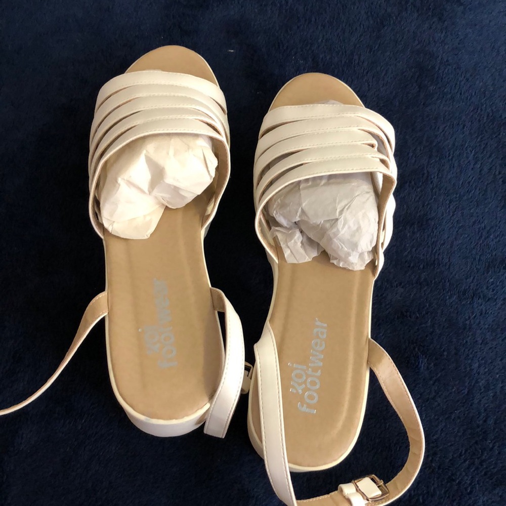 White Platform Sandals